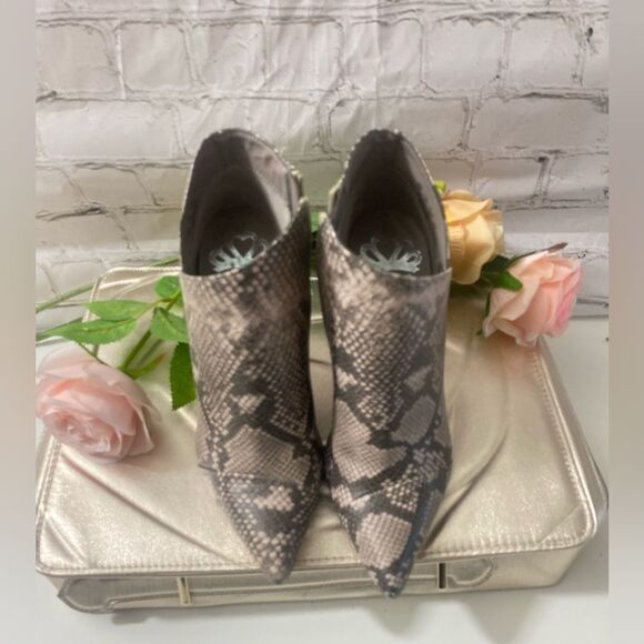 Snakeskin Ankle Boots - Picture 1 of 10
